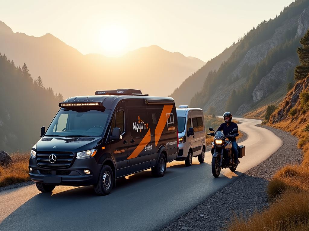 Motorrad und Camper Pannenhilfe in den Alpen
